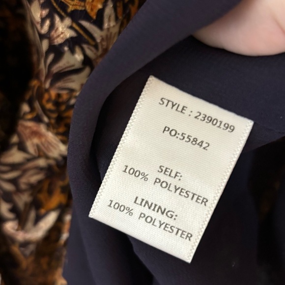 Anthropologie Current Air Ruffle Metallic Patterned Mini Dress - Picture 10 of 12